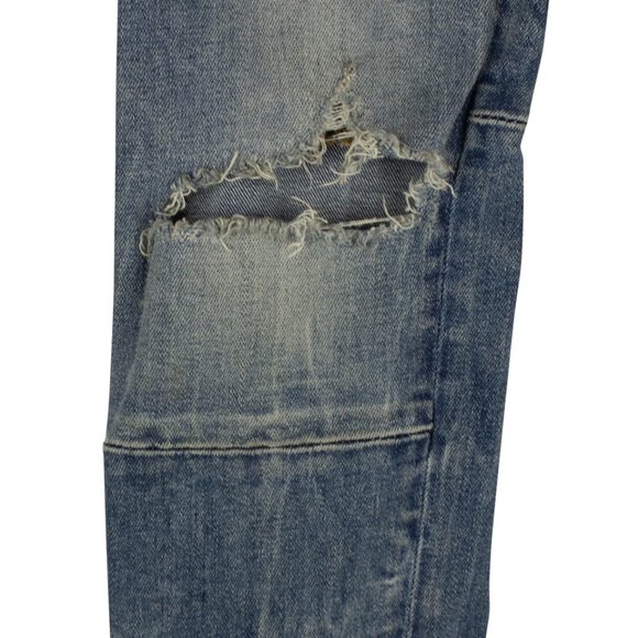 NEW UNRAVEL PROJECT Denim Lace-Up Skinny Jeans Size 26 $895 - Picture 3 of 7
